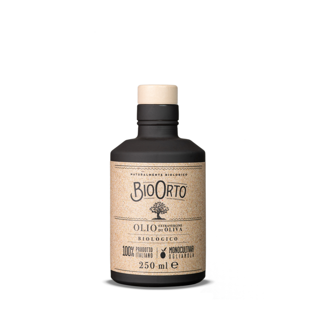 Biologische extra vergine olijfoliemonocultivar Ogliarola