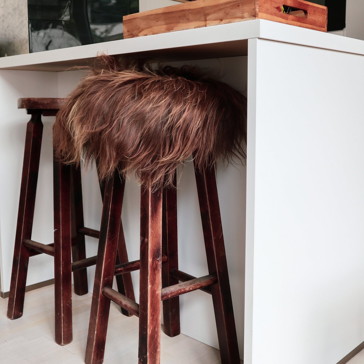 Chairpad IJslands schapenvacht - Wit