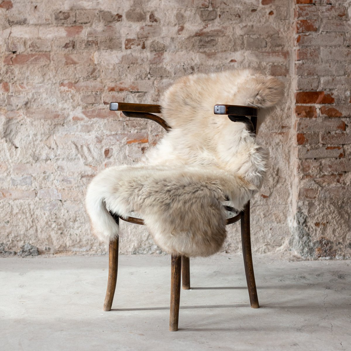 Texels gemêleerd beige schapenvacht | 3 varianten