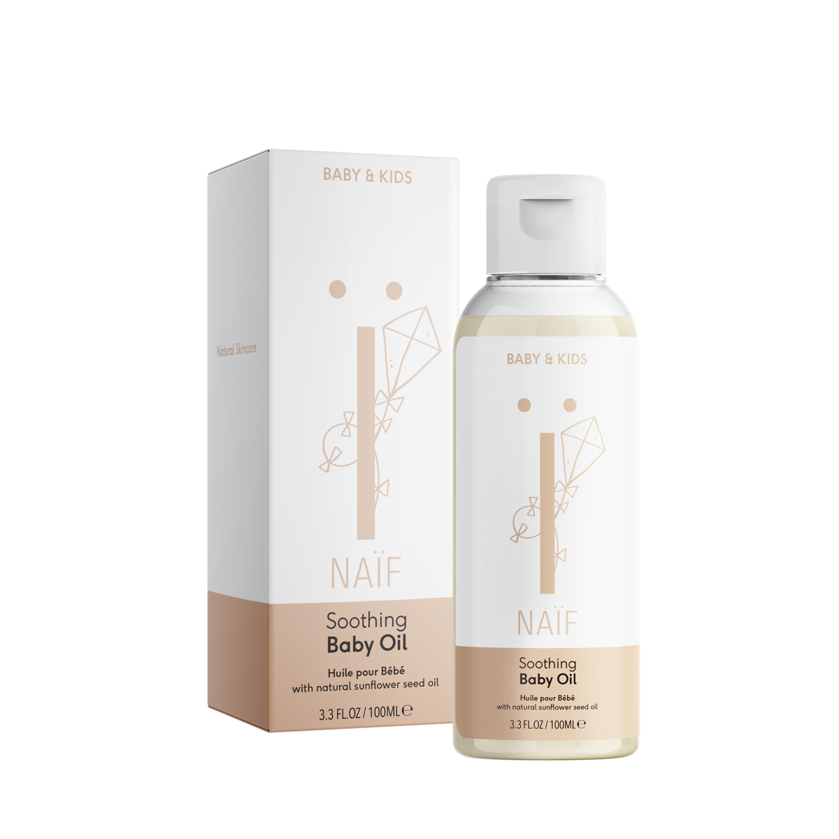 Naïf Verzachtende Babyolie 100ml