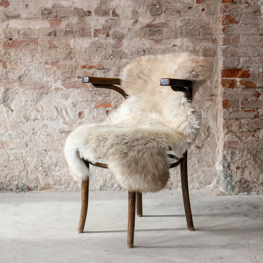 Texels gemêleerd beige schapenvacht | 3 varianten